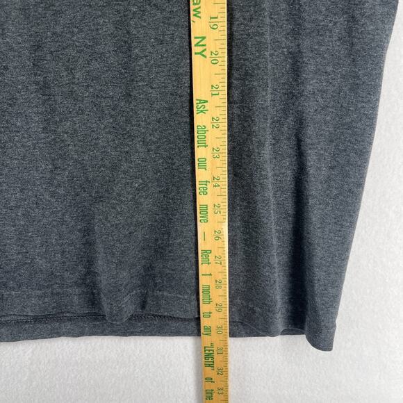 LED ZEPPELIN Mens L BAYSIDE Robert Plant Jimmy Page Stairway Ringer Cotton Gray - Picture 11 of 12